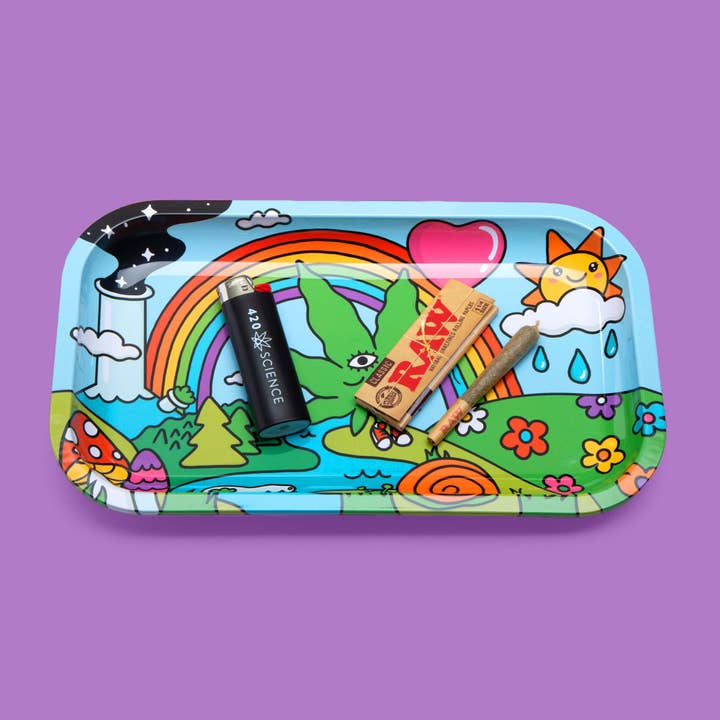 Wokeface - Wholesale Decorative Tray - High Spirits Rolling Tray2