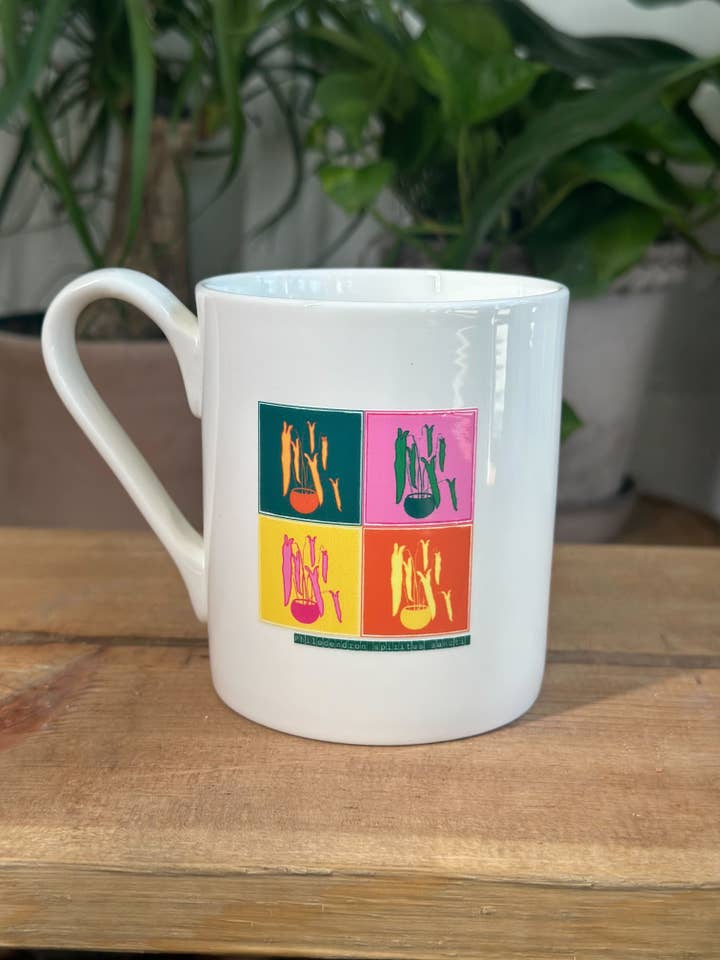 PlantPeople Coffee Cup - Spiritus Sancti Pop Art for wholesale by GreenLens