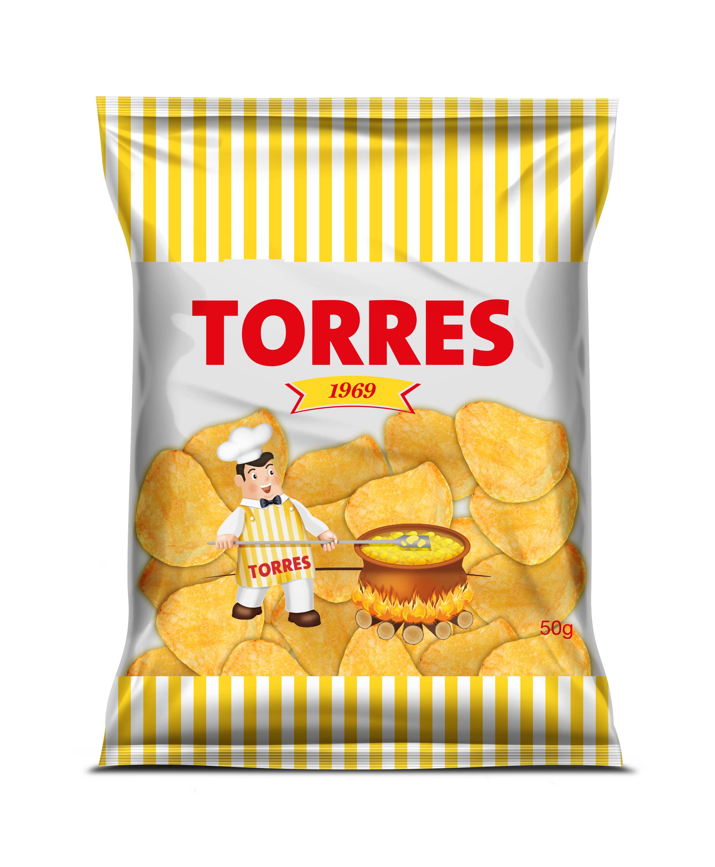 Patatas Torres - Wholesale Chips - Torres Artisanal Potatoes 50G0