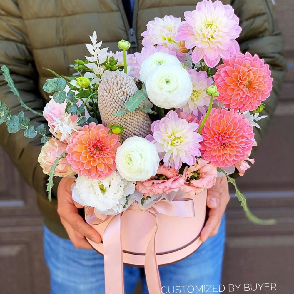 UNIKPACKAGING - Vente Coffrets cadeaux - Boîtes Cadeaux Rondes à Motifs Floraux avec Couvercles – Ensemble de 3 pièces8