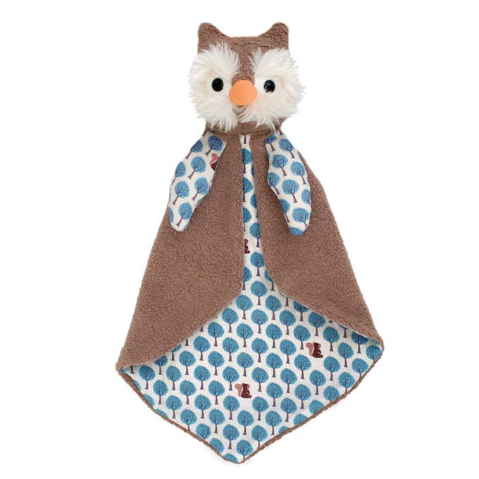 Apple Park - Wholesale Security/Cuddle Blanket - Baby - Patterned Blankie - Owl1