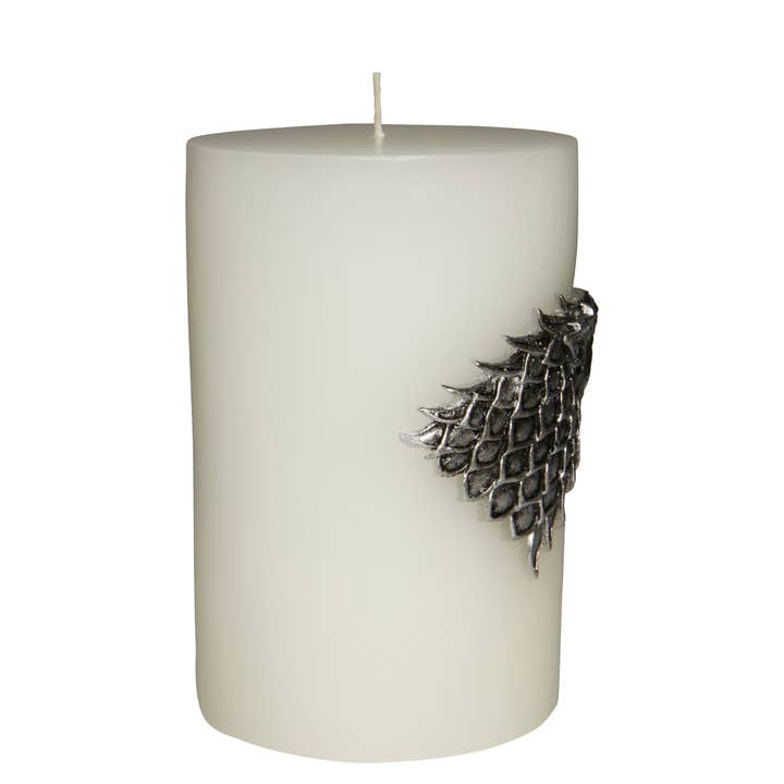 Insight Editions - #1 Pop Culture Publisher - Wholesale Pillar Candle - Game of Thrones: House Stark Sculpted Sigil Candle2