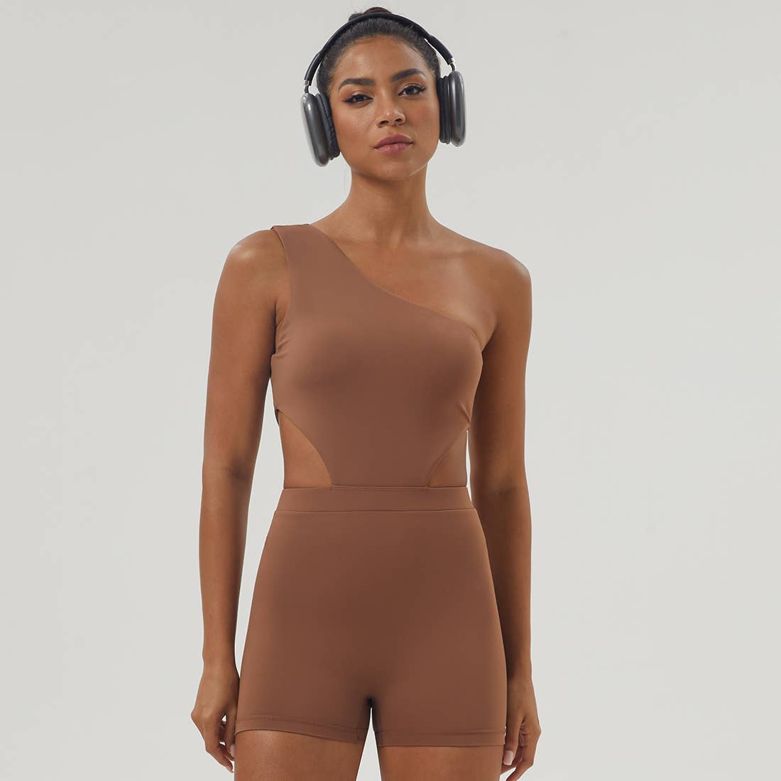 Sodalemon – Großhandel Jumpsuit – Damen – Einschultriger, elastisch gepolsterter Fitness-Yoga-Overall für Damen2