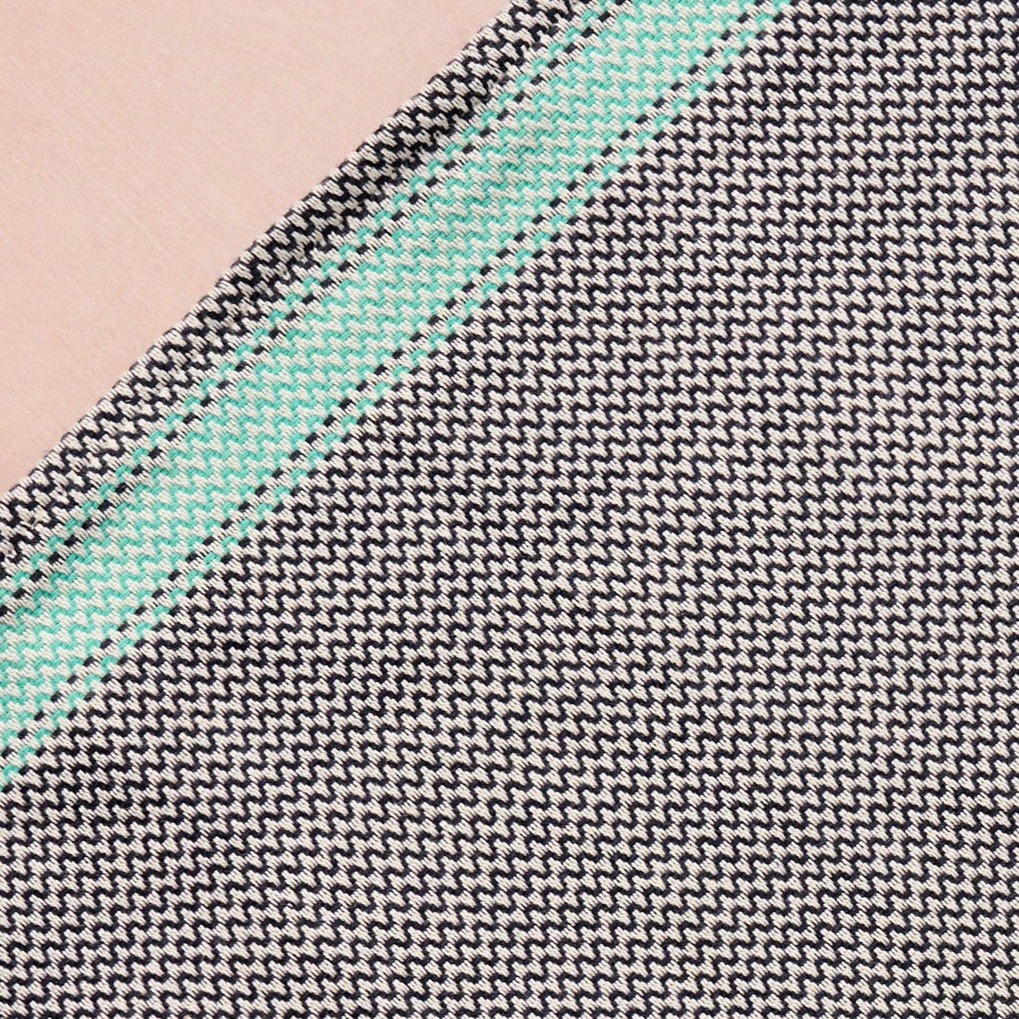 Ten Thousand Villages - Vente Torchons - Torchon en coton Matbakh - Bleu avec Aqua1