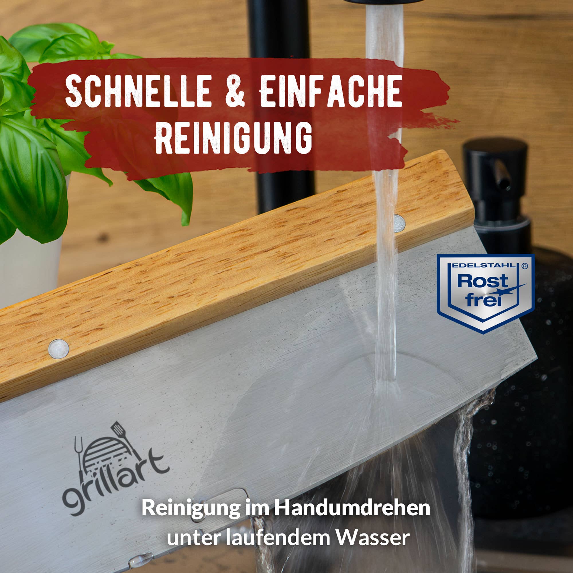 grillart® - Wholesale Pizza Wheel - Premium pizza cutter: Extra sharp stainless steel pizza slicer3