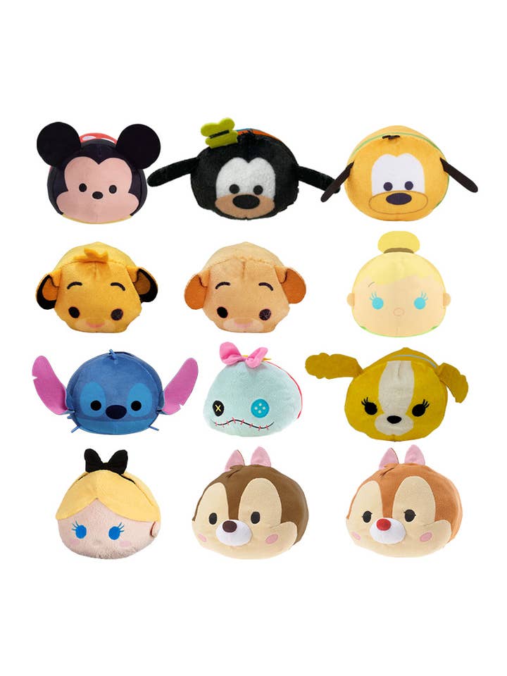UPD 30350-VAL Collection de mini peluches Disney Tsum Tsum - 12 pièces pour la vente par PINEAPPLE Beauty
