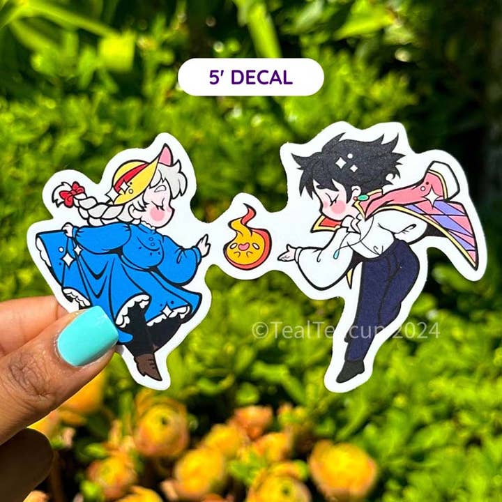 TealxLyra Collab Night Decal for wholesale by TealTeacup