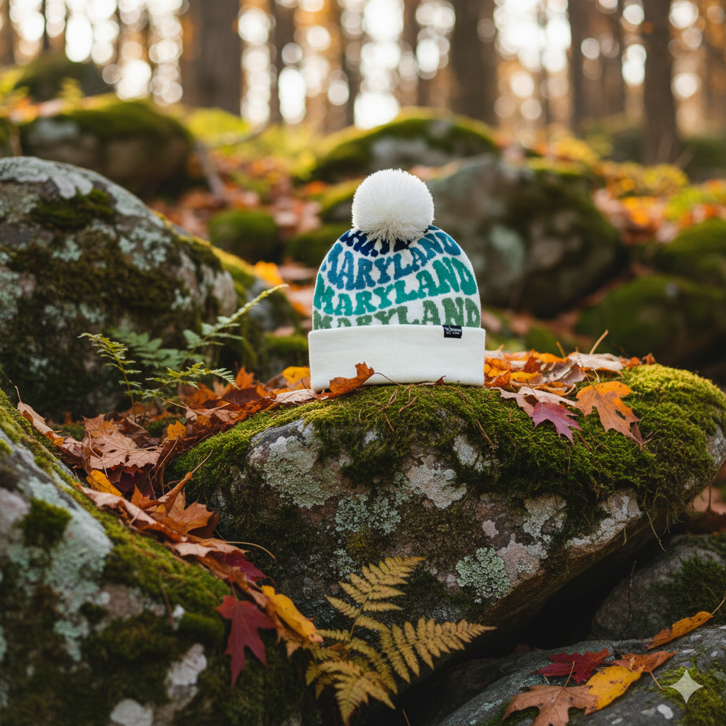 Northern Icons Creations INC - Wholesale Beanie - Unisex - MARYLAND Colorful Knit Pom Pom Beanie - Warm Retro Winter Hat4