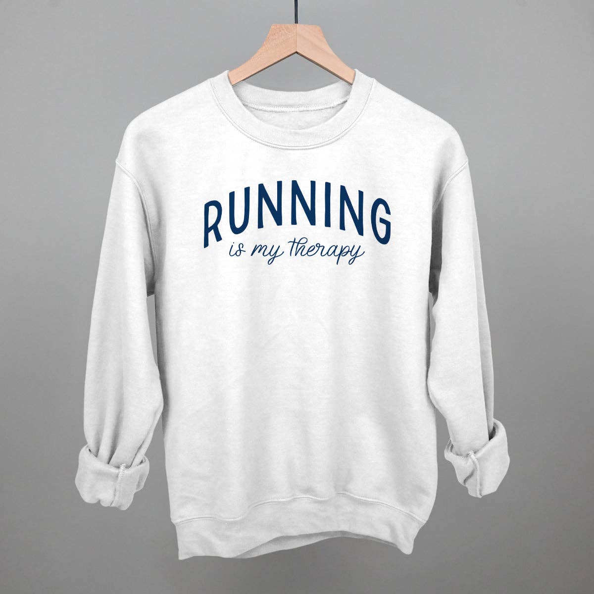 Ivy + Cloth - Wholesale Graphic Sweatshirt - Women's - Running Is My Therapy8
