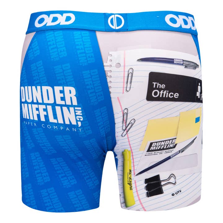 Odd Sox - Wholesale Underwear - Men's - Dunder Mifflin Split - Mens Boxer Briefs