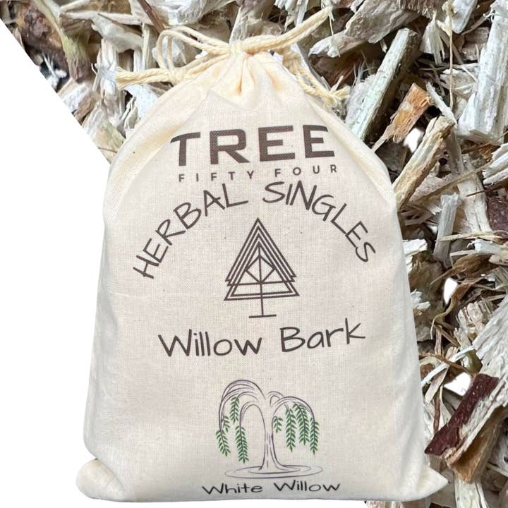 Tree Fifty Four – wholesale Löst te – Vit pilbark 2-pack påsset | 6" x 8"