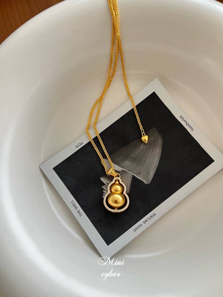 Orientalische Anmut Kürbis Halskette für den Großhandel von MINICYBER STUDIO