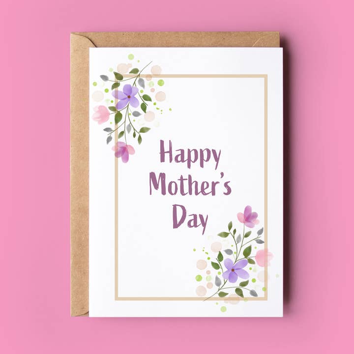 Happy Mother's Day - Purple for wholesale by Wonky Cards
