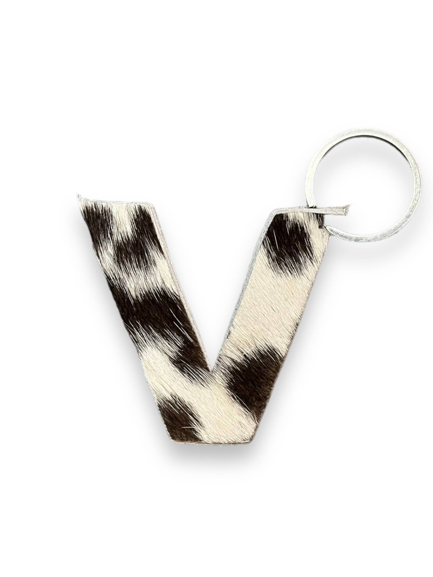 Western Linens - Wholesale Keychain - Unisex - Alphabet Cowhide Key Chains26