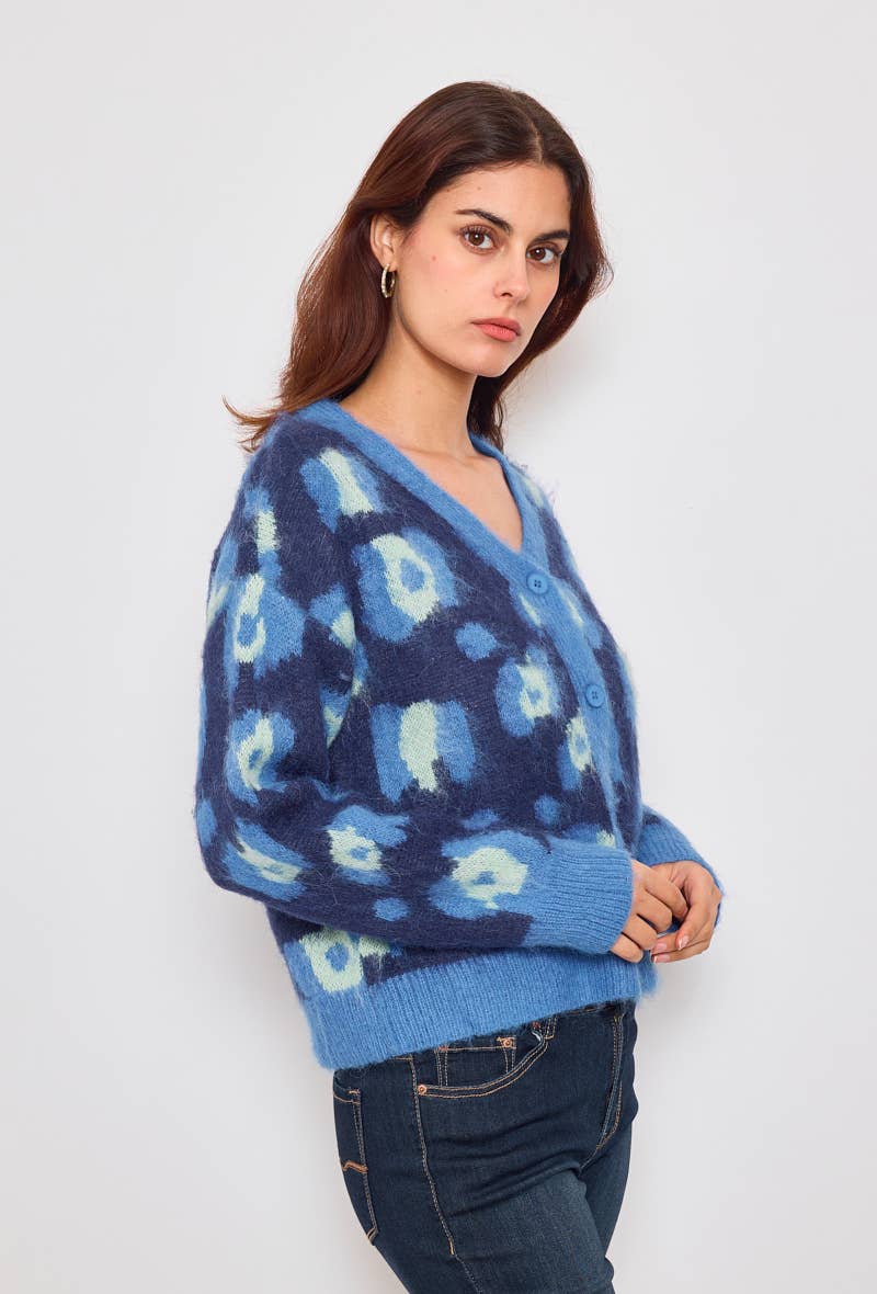 KY CREATION PARIS - Wholesale Cardigan - Women's - Leopard vest5