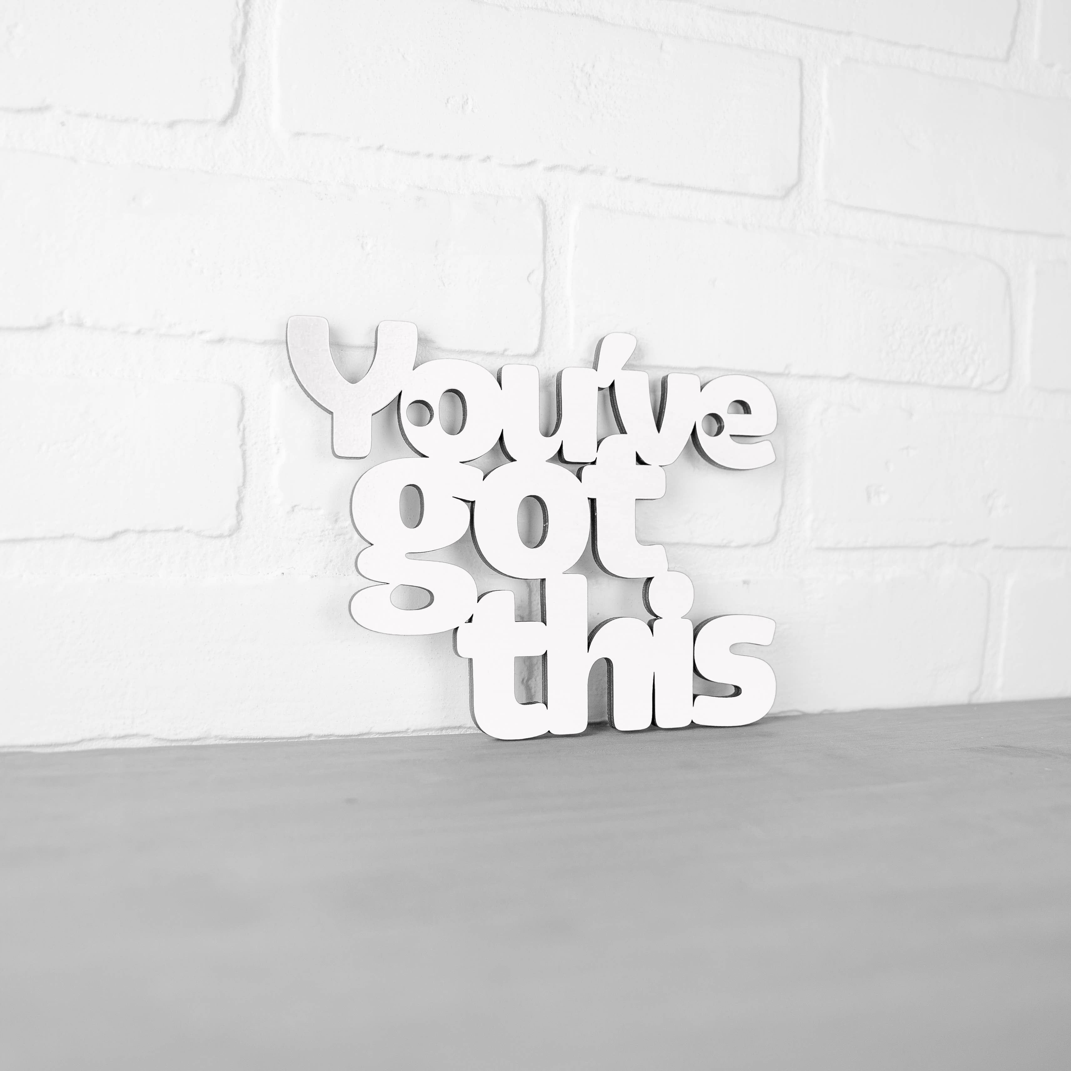 Spunky Fluff - Wholesale Wall Sign - You've Got This Inspirational Wood Wall Sign4
