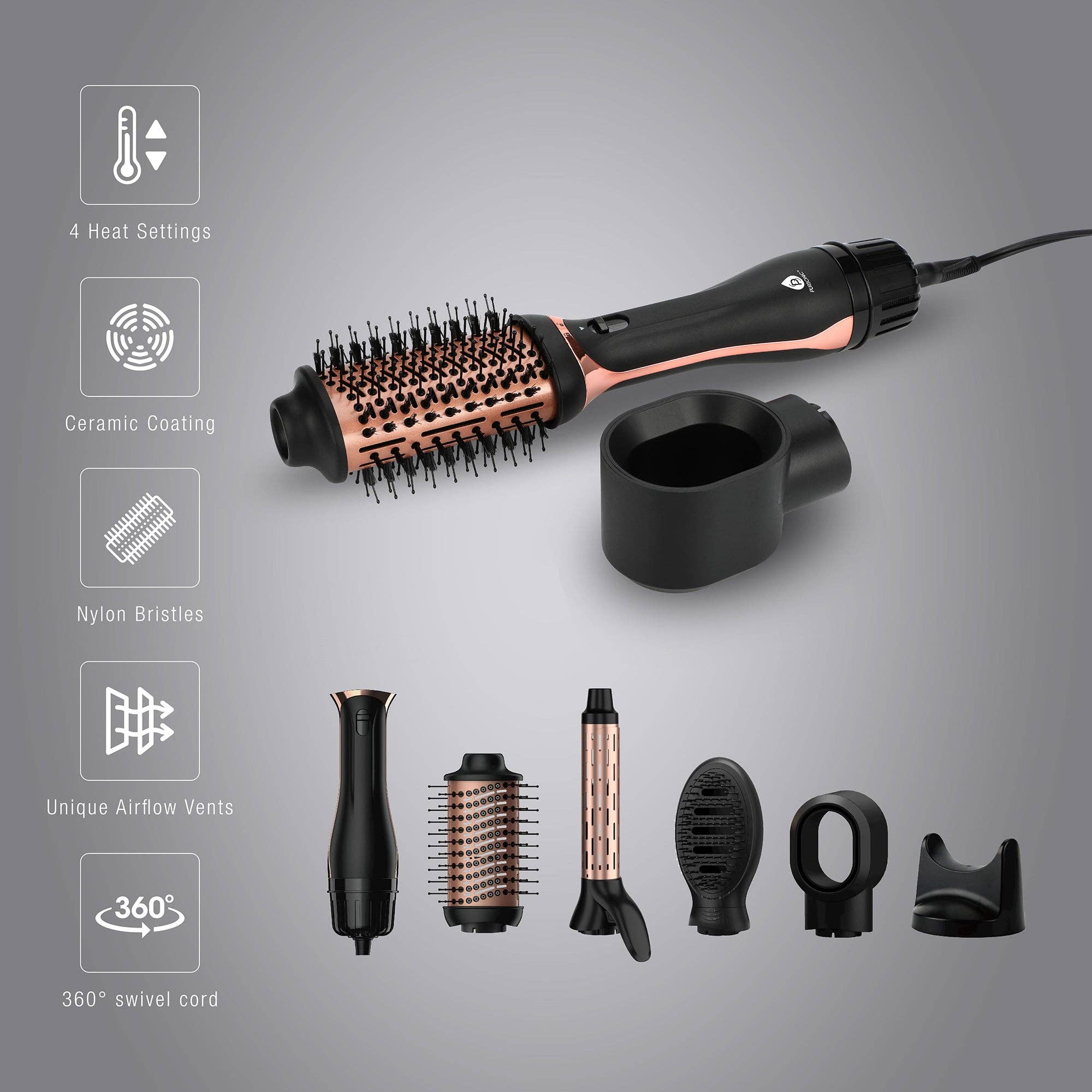 Pursonic - Wholesale Hair Brush/Comb - Hot Air Blower Brush: Your All-in-One Hair Styling Solution1