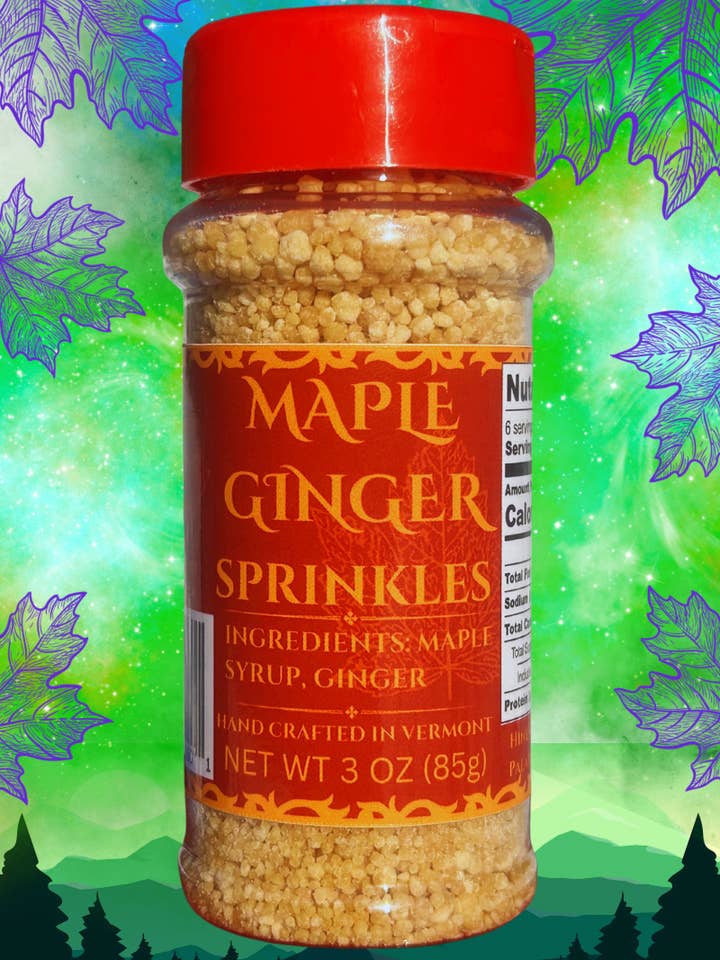 Maple Ginger Sprinkles 3 OZ for wholesale by Palatial Farm
