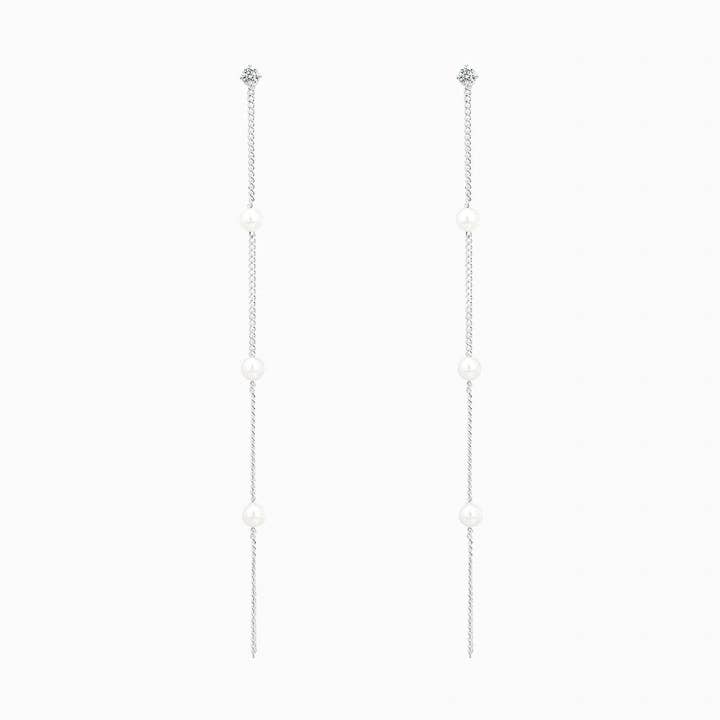 Infinite Pearl Earrings for wholesale by Bearfruit Jewelry