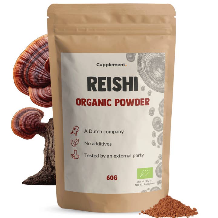 Reishi Poeder Biologisch 60 Gram voor wholesale door Cupplement b.v.
