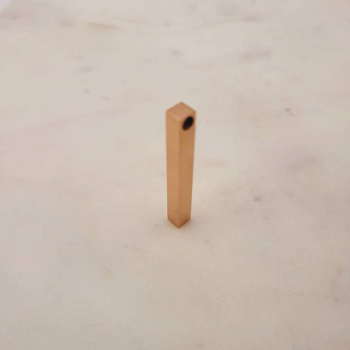 SoulfulMemory – Pendente/pingente individual por atacado – Pingente Barra 3D em Aço Inoxidável para Gravação a Laser