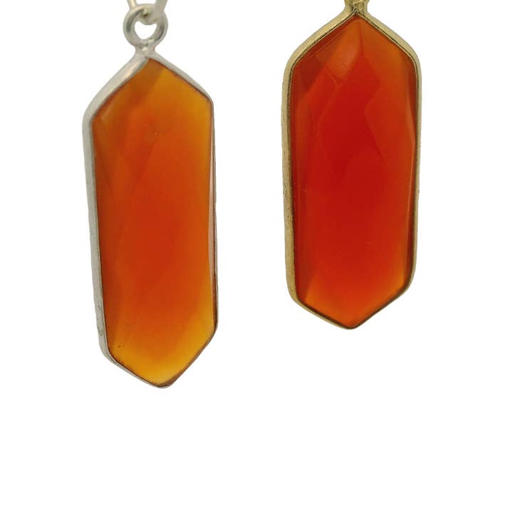 Rød Onyx En Loop Ramme, Ægte Guld Belagt og Sterlingsølv, Lang Marquise Form, Størrelse: 9mmx25mm 1 stk. for engroshandel hos Purity Beads