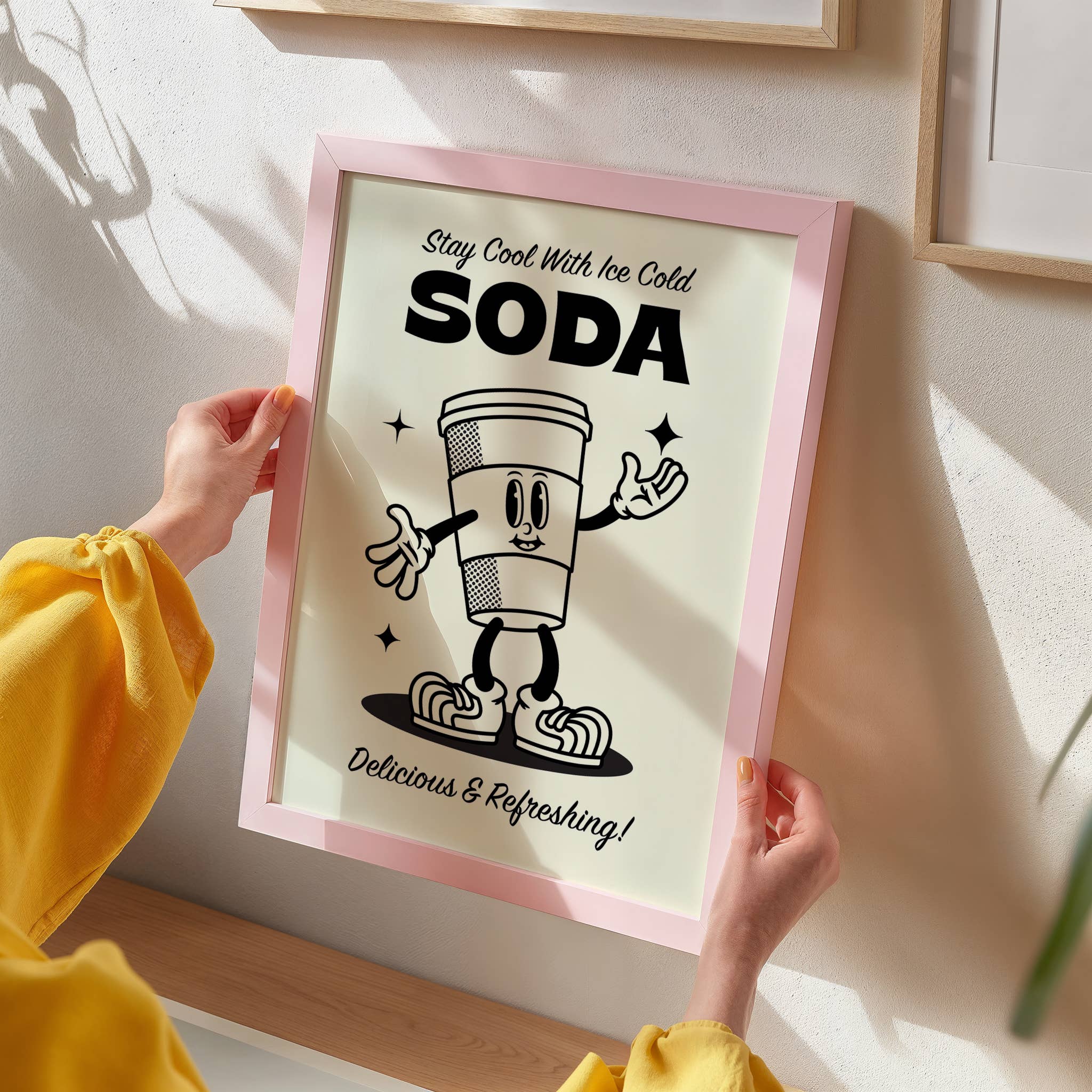 Poppermost Prints - Wholesale Art Print - Ice Cold Soda Retro Art Print5