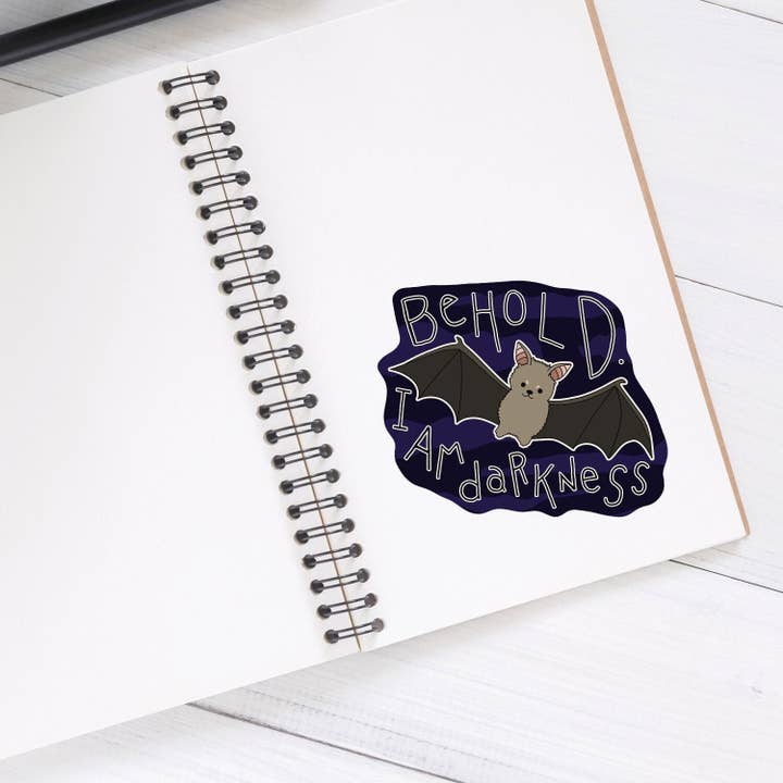 BoyPilot Goods - Wholesale Sticker - Baby Bat Sticker - Cute Spooky Funny Goth 3" Vinyl Sticker1