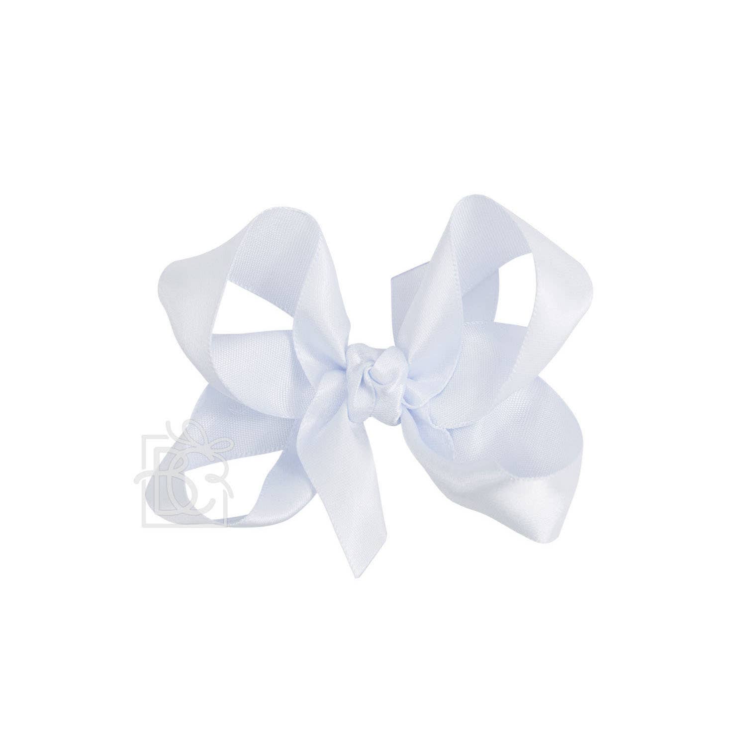 Beyond Creations, LLC - Wholesale Hair Bow - Kids - SATIN BOW ON CLIP220