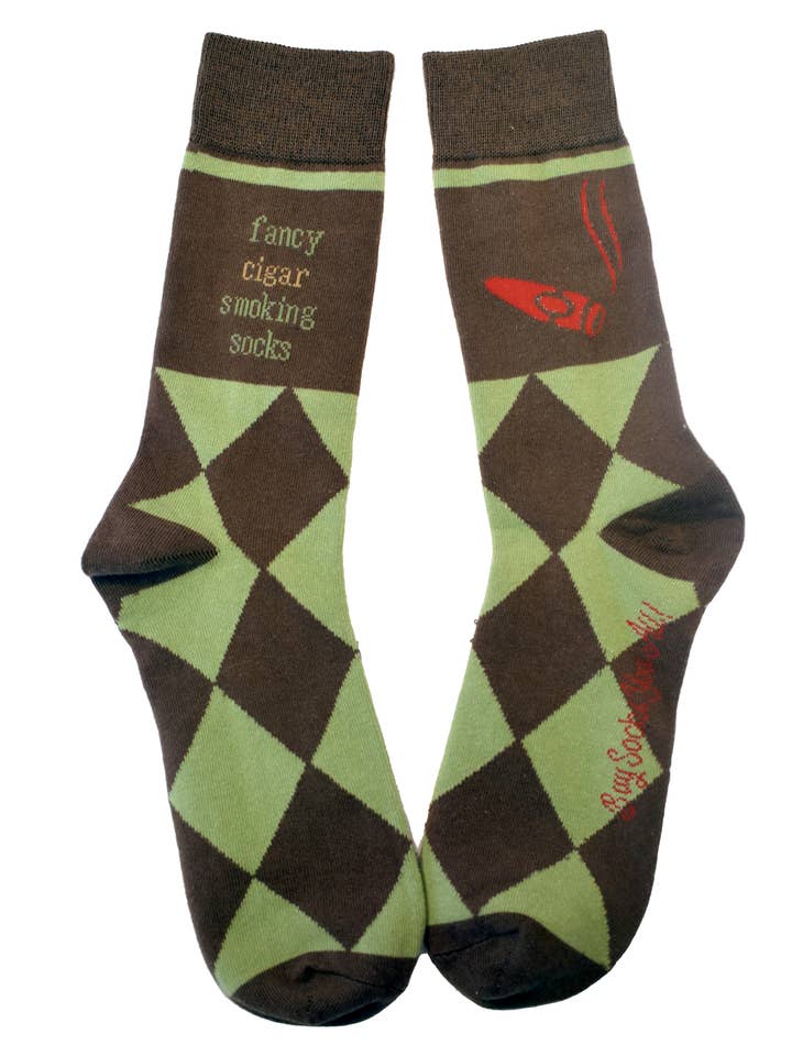 Fancy Zigarre Smoking Socks Herrensocken für den Großhandel von Buy Socks You All