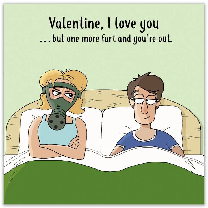 Twizler Ltd - Wholesale Valentine's Day Card - Funny Valentines Day Card - One More Fart1