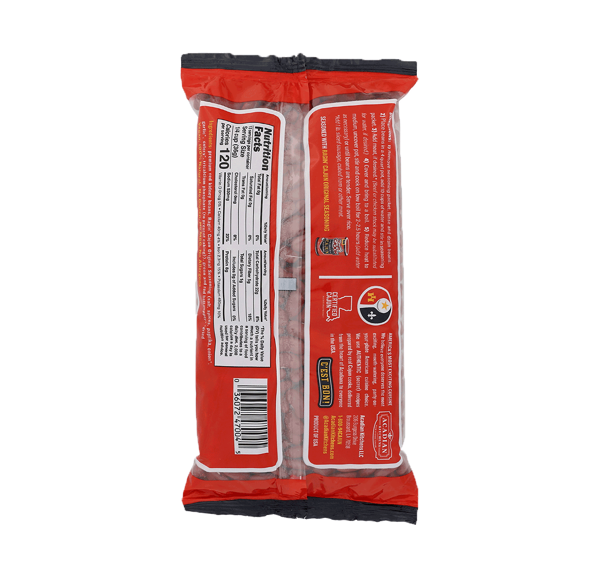 Ragin' Cajun - Wholesale Beans - Seasoned Red Beans1
