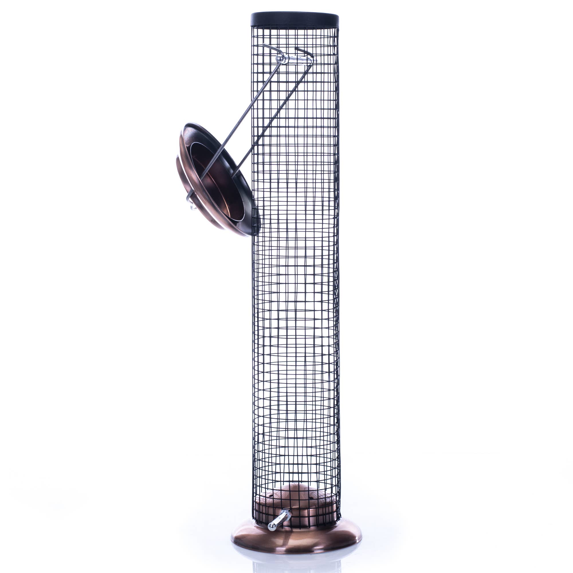 EAST AVENUE - Wholesale Bird Feeder - Copper Finish Metal Mesh Outdoor Hanging Bird Feeder 15 Long3