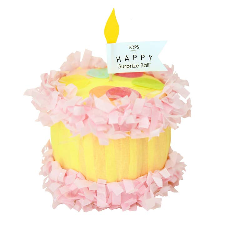 Deluxe Surprise Ball - Birthday Cake for wholesale by TOPS Malibu