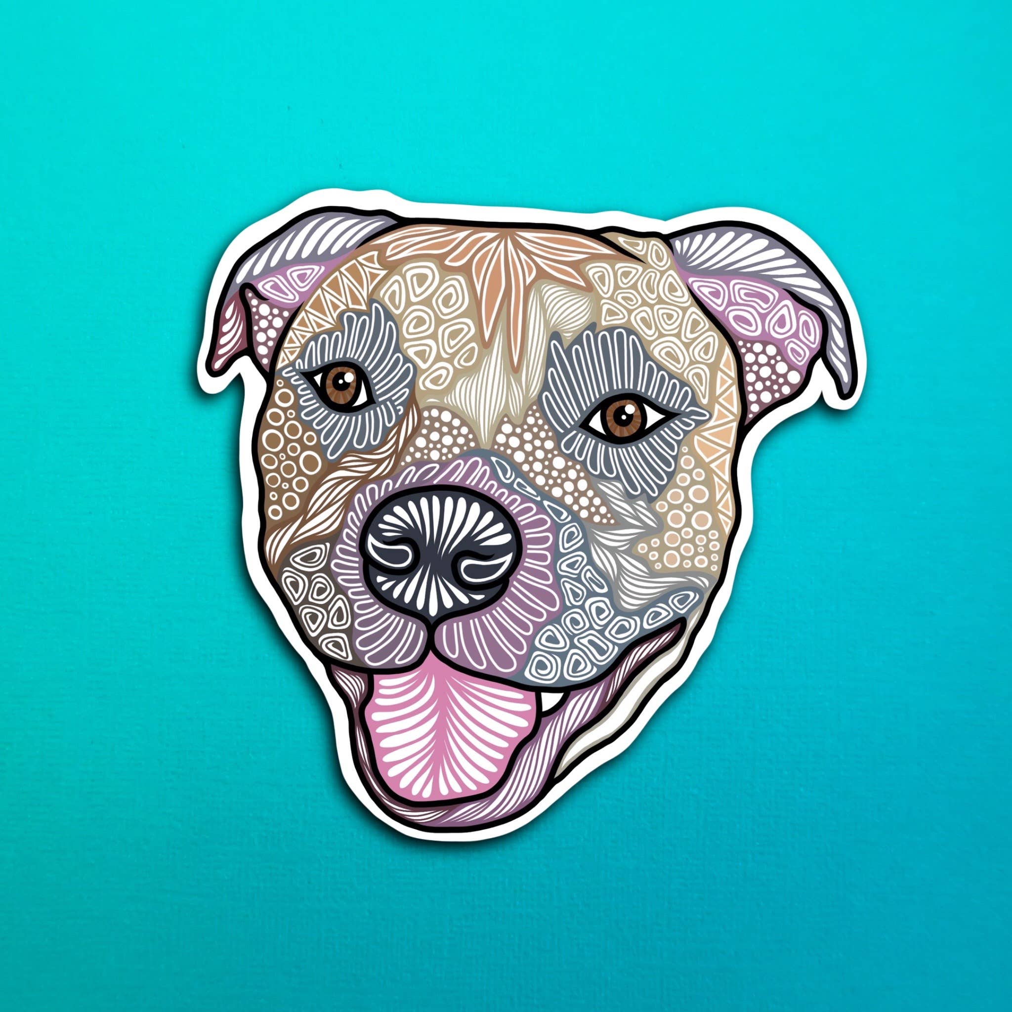 Zenspire Designs - Wholesale Sticker - Izzy the Dog Sticker (WATERPROOF)