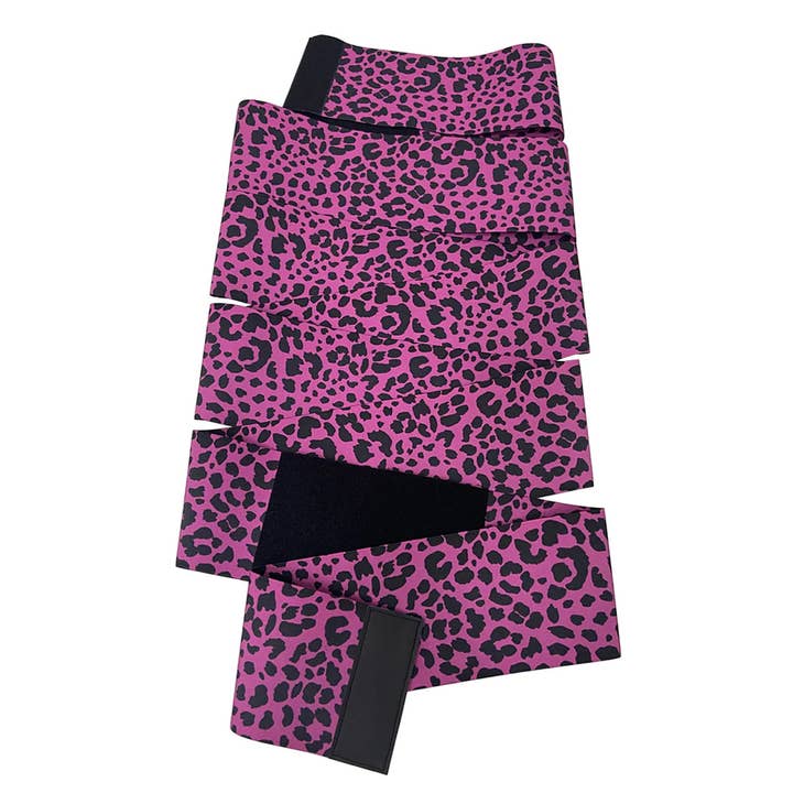 Curvy Fix - Wholesale Shapewear – Women's - Leopard Compression Tummy Bandage Wrap Wasit Trainer3