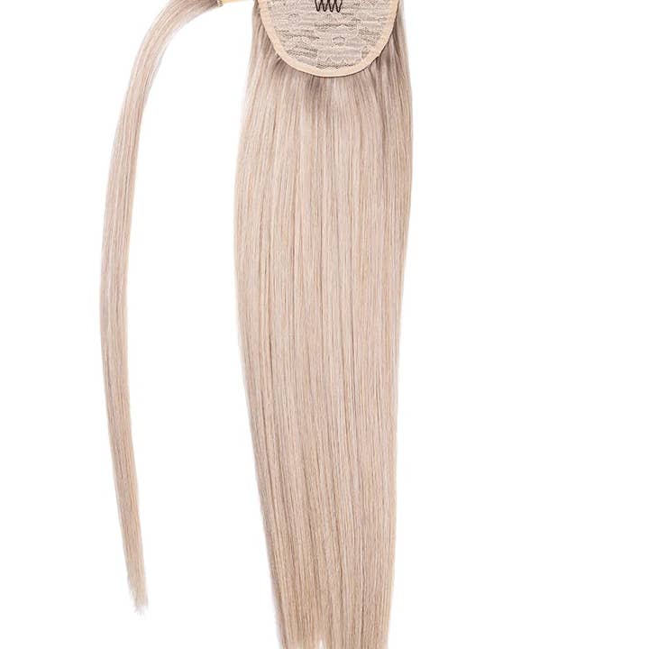 Euphoria Hair & Accessories - Wholesale Hair Extensions - Juliet 18''- Human Hair Wrap-Around Ponytail Extension9
