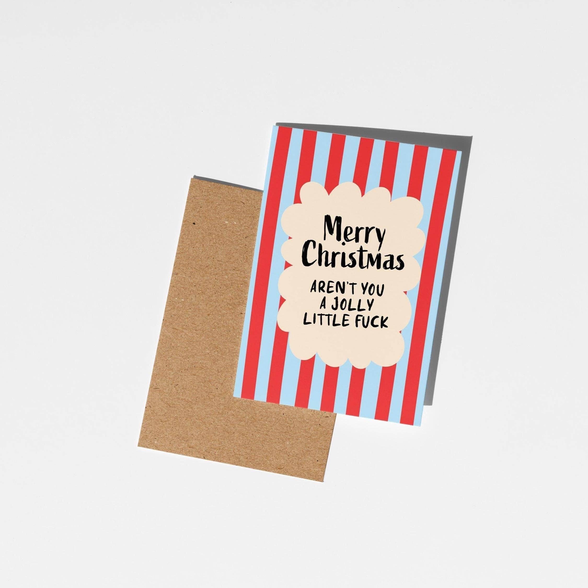 PulpKo – wholesale Julkort – Är du inte ett glatt litet fan julkort?4