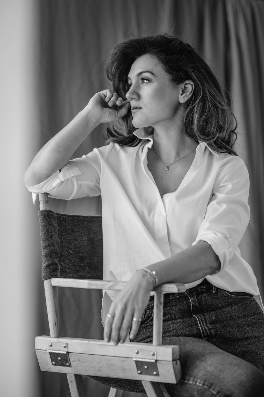 CAPSULE by Agnė Gilytė - Vente Chemise à col boutonné – femme - Chemise « FLORENCE » en coton de haute qualité23