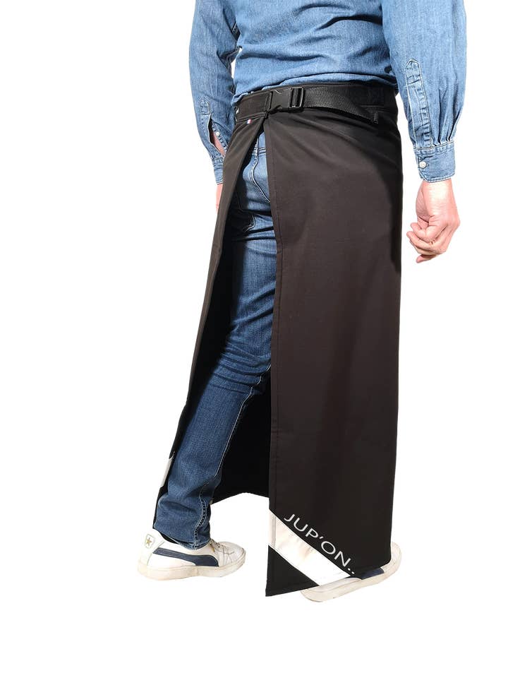 Avental de scooter_Preto cinza por atacado de JUP'ON