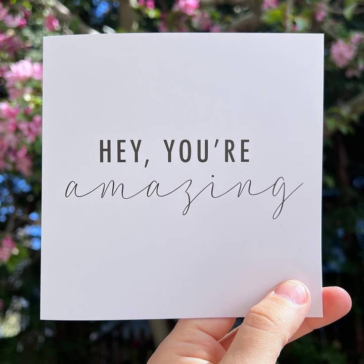 You're Amazing - Greeting Card for wholesale by Craftedbysamm