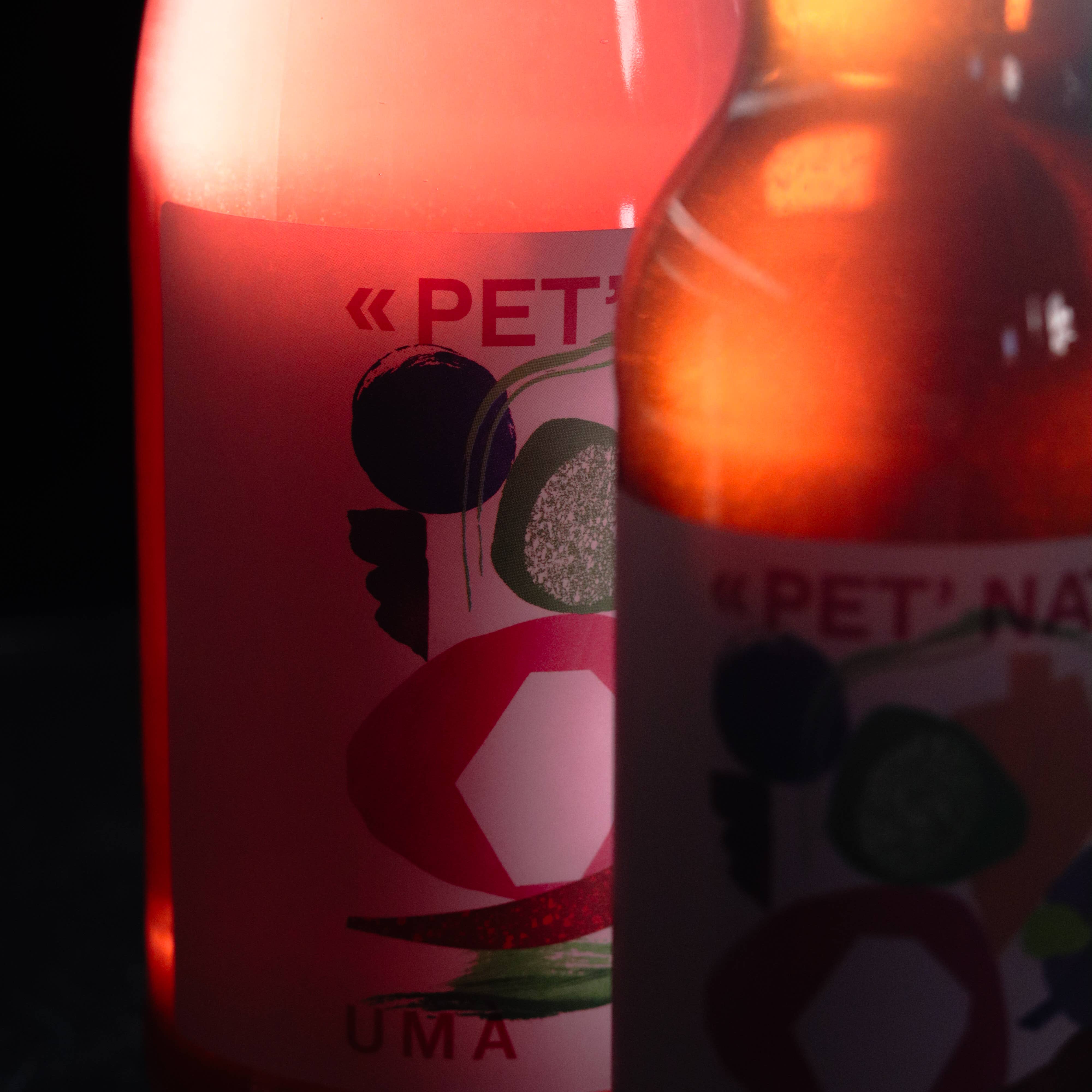 UMÀ - Vendita all'ingrosso Vino/Birra/Liquori analcolici - Pet'Nat' rosé biologico analcolico - 12 bottiglie da 33 cl2