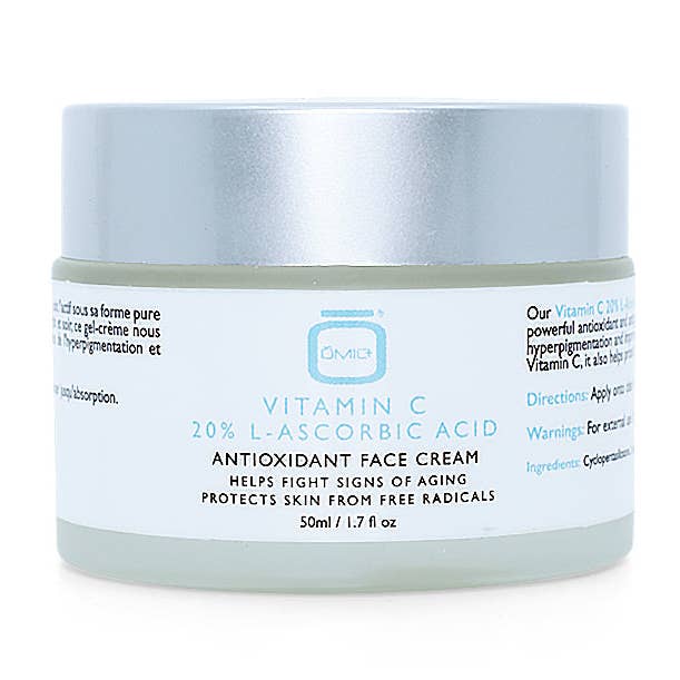 Omic+ Vitamin C 20% L - Ascorbic Acid Antioxidant Face Cream 50ml for wholesale by Omic Skincare