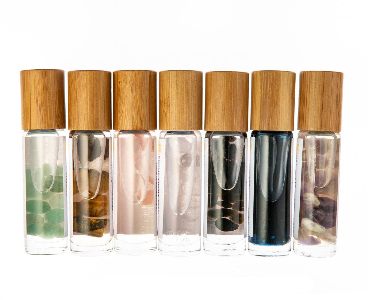 Divine Light Codes - Wholesale Essential Oil - Emotional Support Essential Oil Elixirs - 6 Roller Bottles Set1