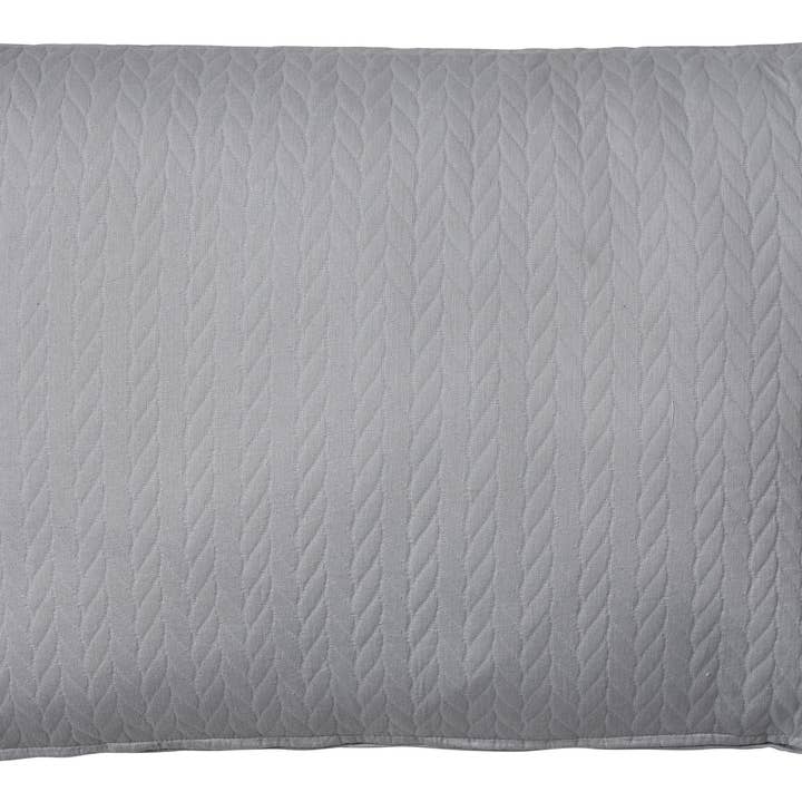 Braid - Graues Kissen 50X70 mit Innenausstattung für den Großhandel von Novità Home