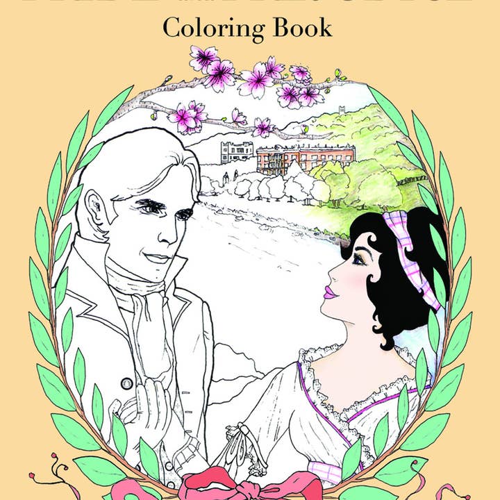 SCB - Wholesale Coloring Book - Adult - The Pride And Prejudice Coloring Book