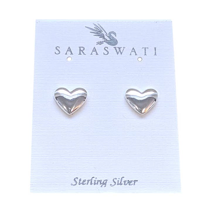 All Heart Post Earrings Sterling for wholesale by Saraswati Imports