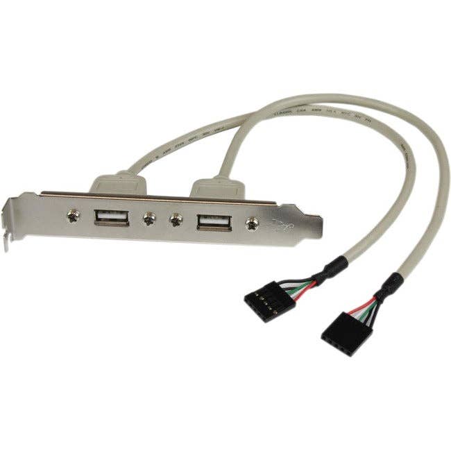 Ware Spark - Wholesale  - StarTech.com 2 Port USB A Female Slot Plate Adapter0