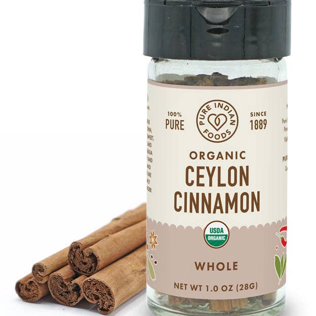 Pure Indian Foods - Wholesale Dried spice - Cinnamon (Ceylon True), Certified Organic