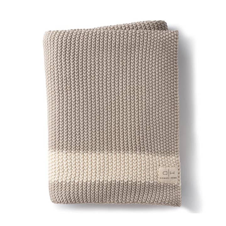 DH Natural Pale Whisper Throw for wholesale by Domani Home